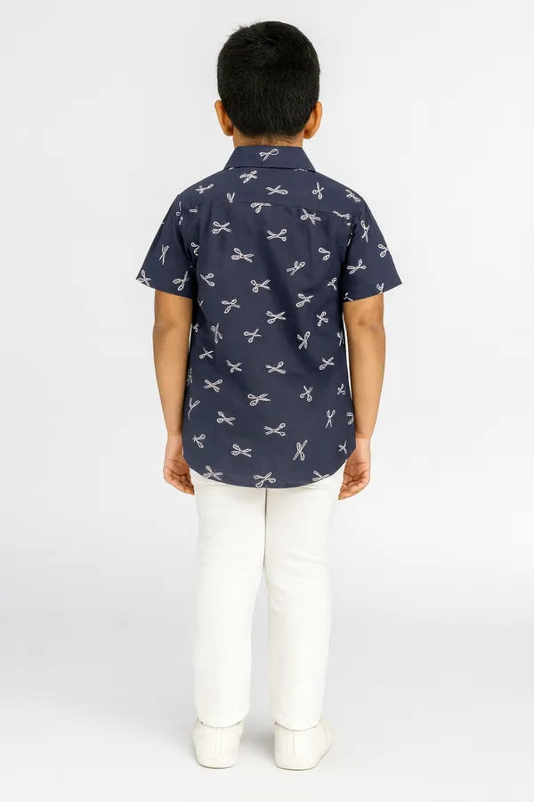 NAVY_BLUE_COLOUR_COTTON_PRINTED_HALF_SLEEVE_SHIRT