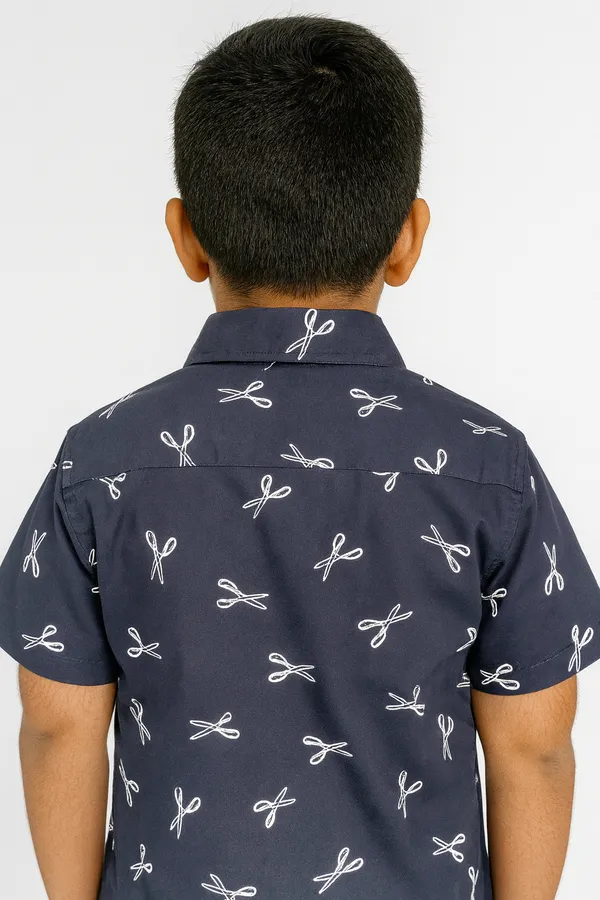 NAVY_BLUE_COLOUR_COTTON_PRINTED_HALF_SLEEVE_SHIRT