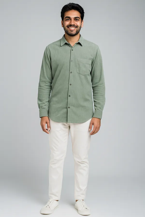 MENS_PISTA_GREEN_COLOUR_COUDREY_DESIGN_SHIRT