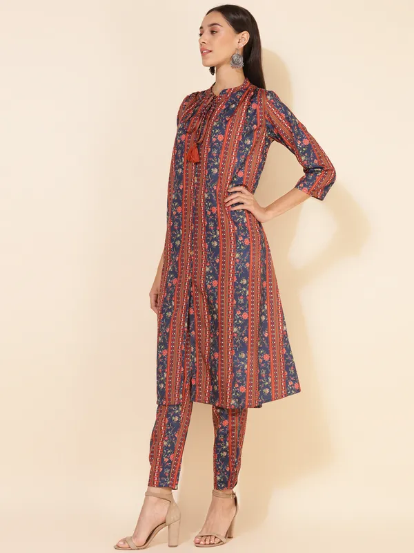 Blue_Crepe_Digital_Floral_Printed_Co-Ord_Set_For_Women