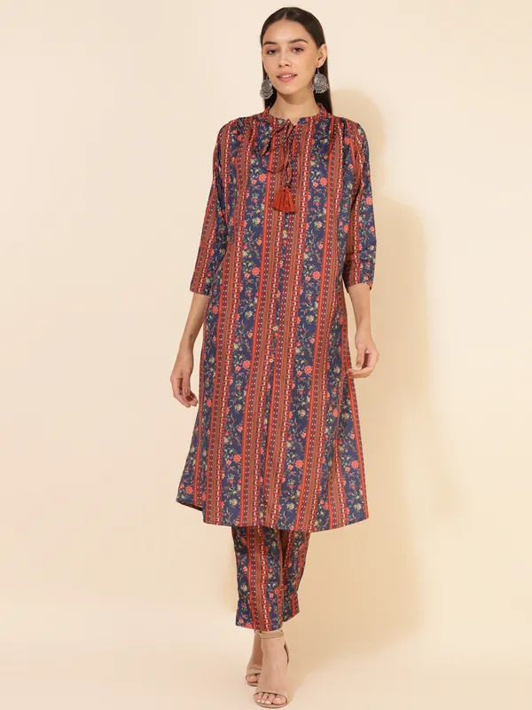 Blue_Crepe_Digital_Floral_Printed_Co-Ord_Set_For_Women