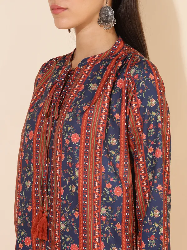 Blue_Crepe_Digital_Floral_Printed_Co-Ord_Set_For_Women