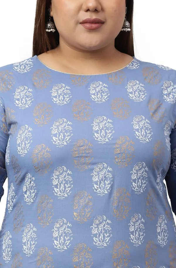 Blue_Cotton_Foil_Printed_Kurta_with_Palazzo