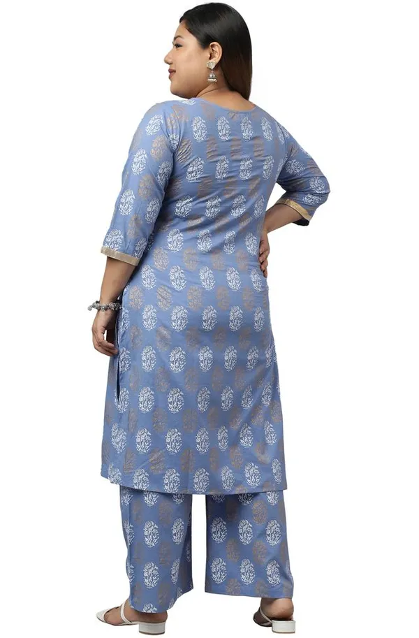 Blue_Cotton_Foil_Printed_Kurta_with_Palazzo