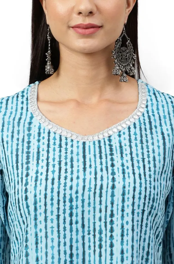 Georgette_Shibori_Print_Straight_Kurta_With_Palazzo