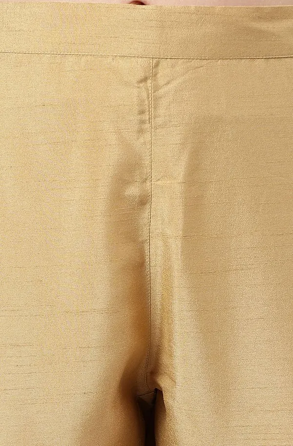 Gold_Crepe_Silk_Solid_Kurta_with_Pant_and_Dupatta