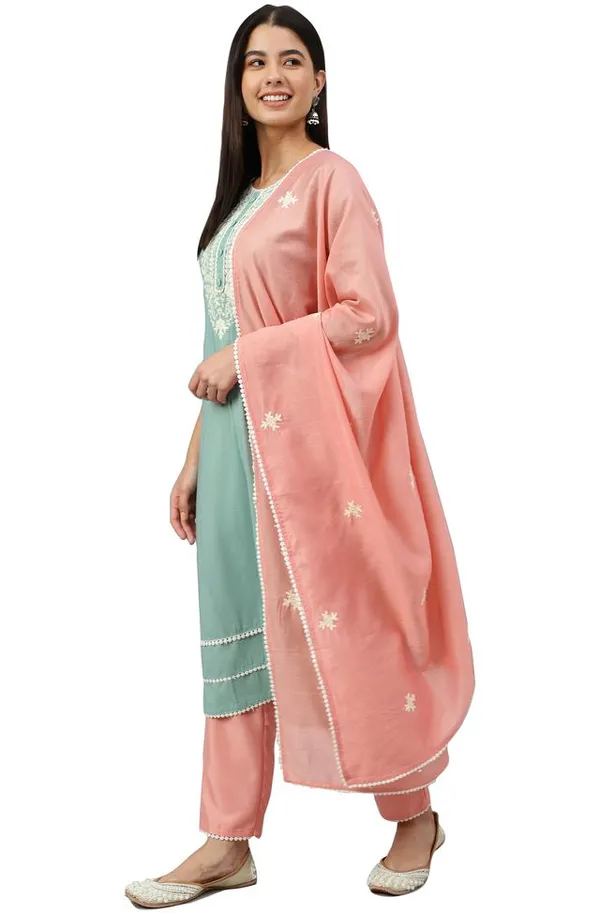 Green_Poly_Silk_Embroidered_Kurta_with_Pant_and_Dupatta