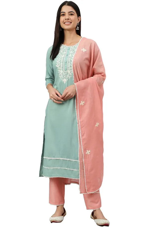 Green_Poly_Silk_Embroidered_Kurta_with_Pant_and_Dupatta