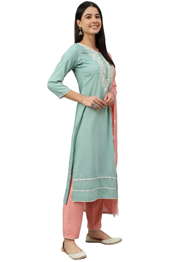 Green_Poly_Silk_Embroidered_Kurta_with_Pant_and_Dupatta