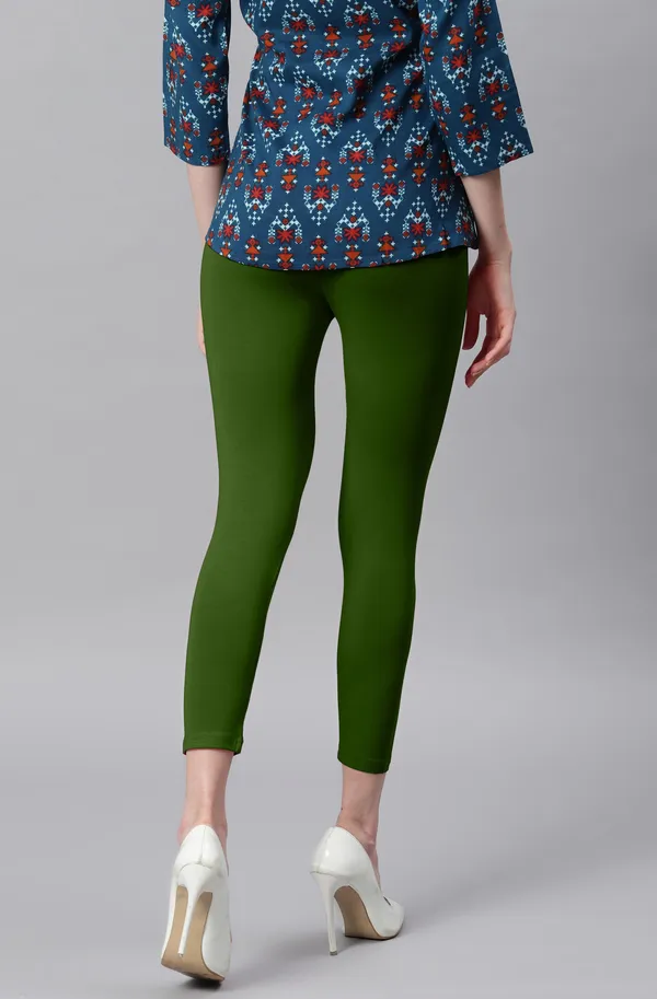 Multicolor_Rayon_Blend_Leggings_With_Elasticated_Waist_For_Women_Combo_Set_(Pack_Of_2)