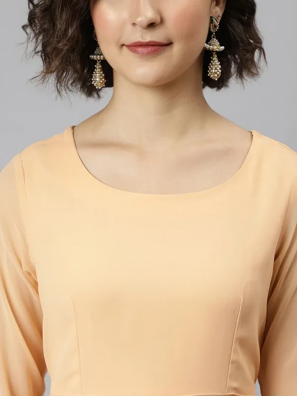 Janasya_Womens_Peach_Poly_Georgette_Kurta_With_Dupatta