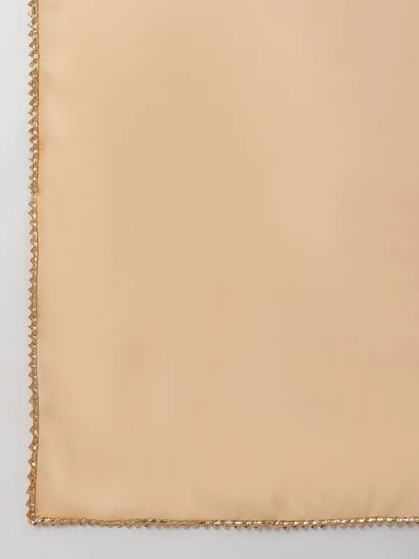 Janasya_Womens_Peach_Poly_Georgette_Kurta_With_Dupatta