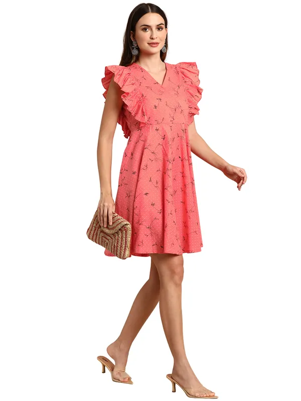Ruffled_Coral_Blossom_Dress