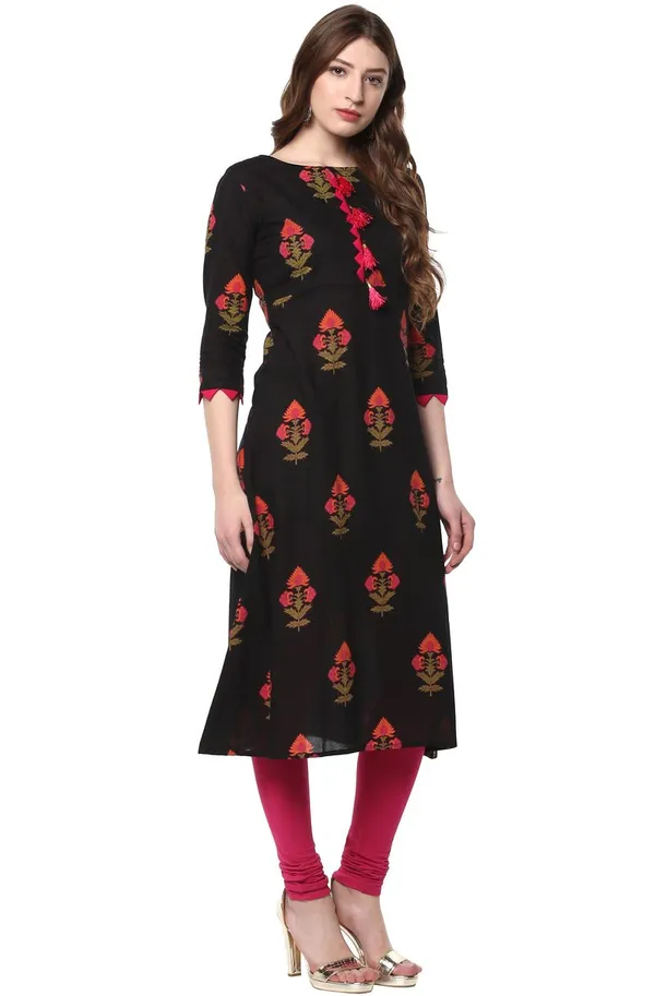 Womens_Cotton_A-Line_Floral_Print_Kurta