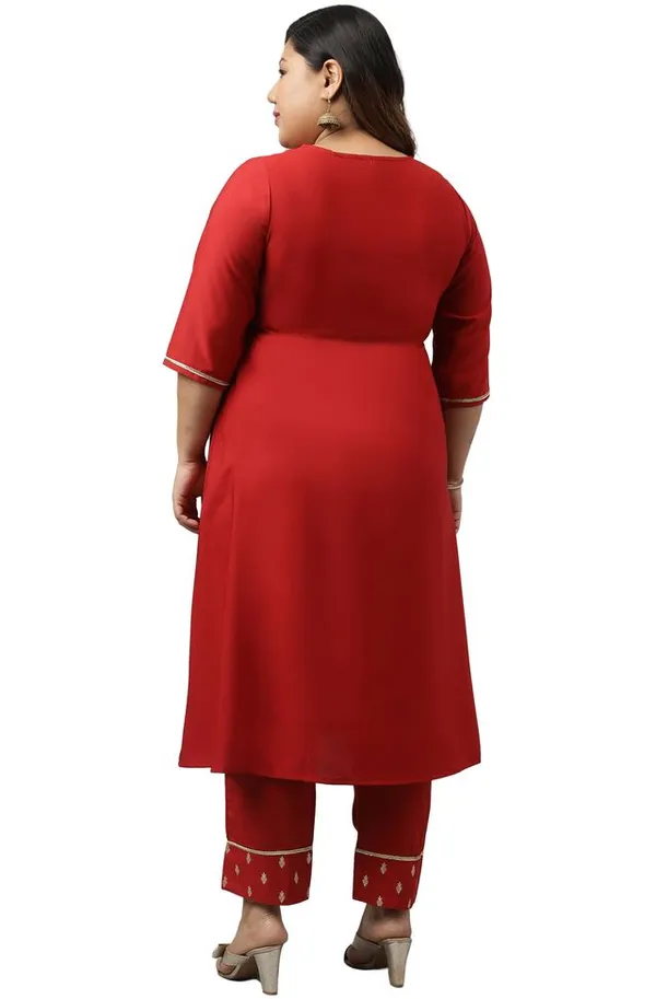 Womens_Maroon_Poly_Crepe_Ethnic_Motifs_Kurta_with_Pant