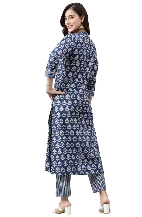 Womens_Navy_Blue_Cotton_Kurta_with_Pant