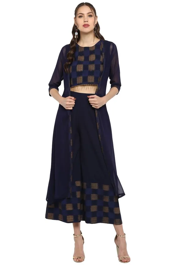 Womens_Navy_Blue_Poly_Crepe_Crop_Top_with_Palazzo_and_Shrug