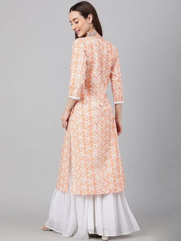Womens_Peach_Cotton_Printed_Straight_Kurta