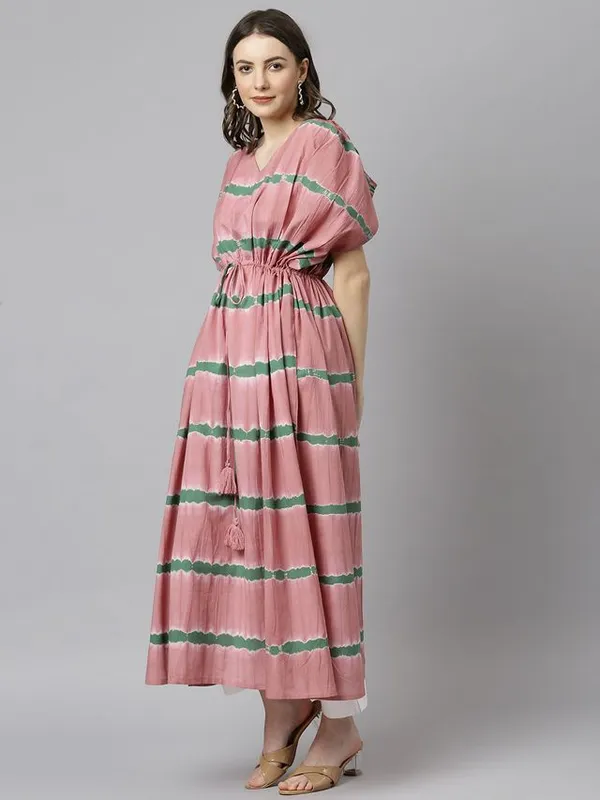 Womens_Pink_Cotton_Kaftan
