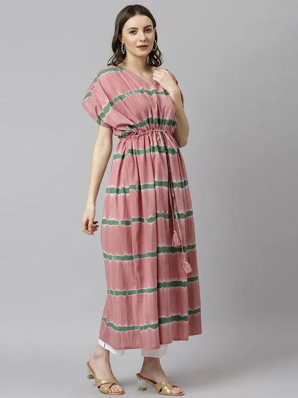 Womens_Pink_Cotton_Kaftan