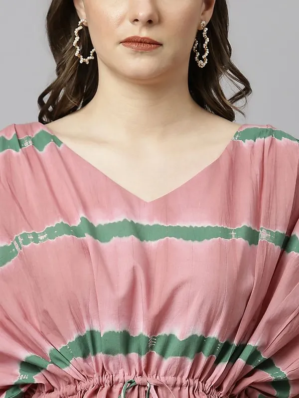Womens_Pink_Cotton_Kaftan