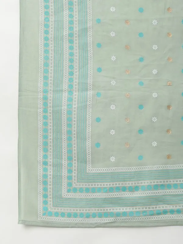 Womens_Plus_Size_Mint_Green_Rayon_Kurta_With_Pant_and_Dupatta_Plus_Size