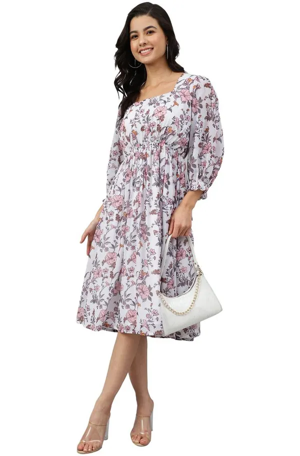 Womens_White_Georgette_Floral_Print_Flared_Western