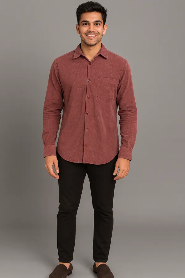 MENS_MAROON_COLOUR_COUDREY_DESIGN_SHIRT