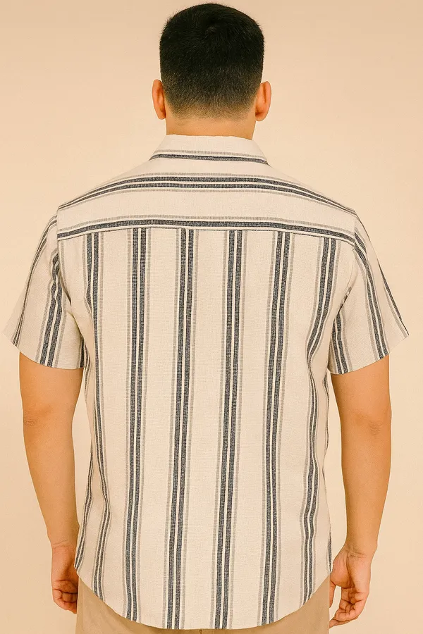 MENS_WHITE_COLOUR_ZARA_STRIPES_HALF_SLEVEES_SHIRT