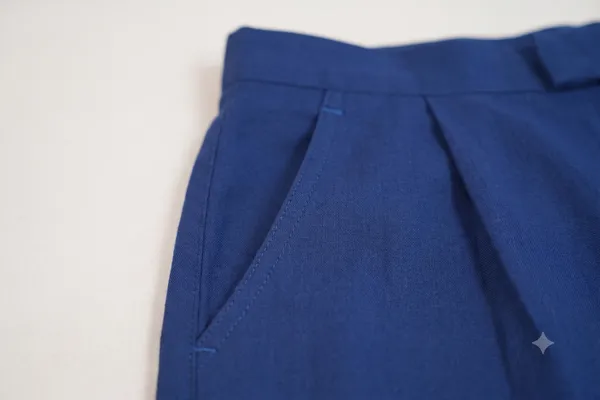 FOLLOWMI_Women's_Solid_Royal_Blue_Straight_Fit_Cotton_Pants_with_Elastic_Waist_&_Side_Pockets
