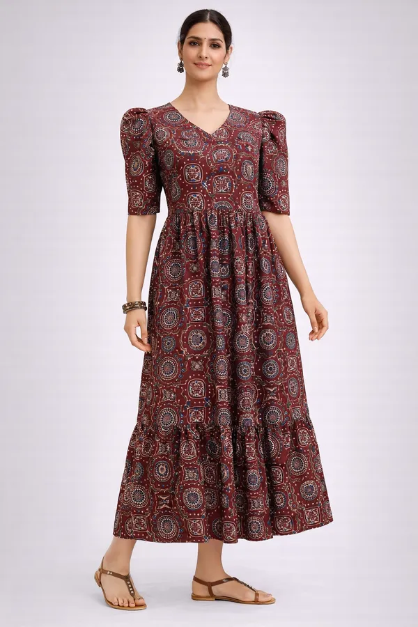 Jaipur_Cotton_Tiered_Frock_for_Women_|_FOLLOWMI