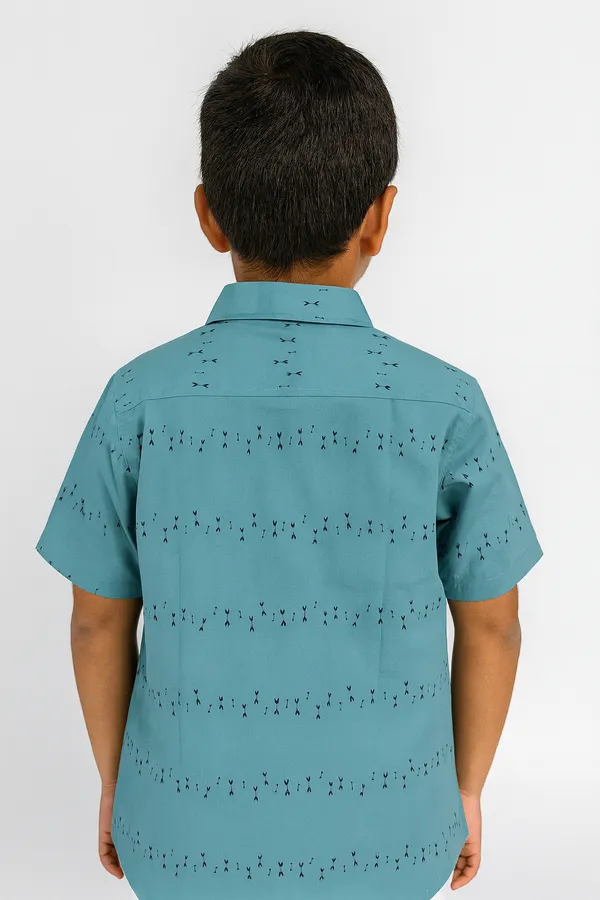 BLUE_COTTON_PRINTED_HALF_SLEEVE_SHIRT