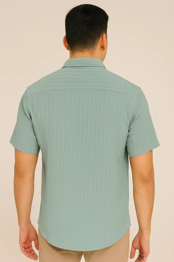 MENS_SEA_BLUE_COLOUR_POPCORN_ESIGN_HALF_SLEVEES_SHIRT