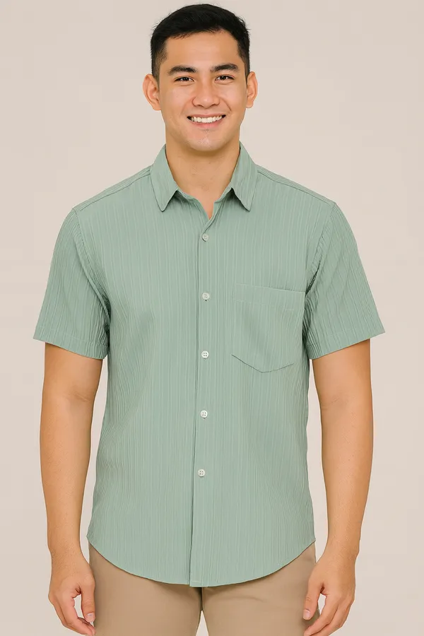 MENS_SEA_BLUE_COLOUR_POPCORN_ESIGN_HALF_SLEVEES_SHIRT