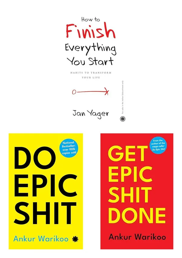 Get_Epic_Shit_Done,_Do_Epic_Shit_&_How_to_Finish_Everything_You_Start_Combo
