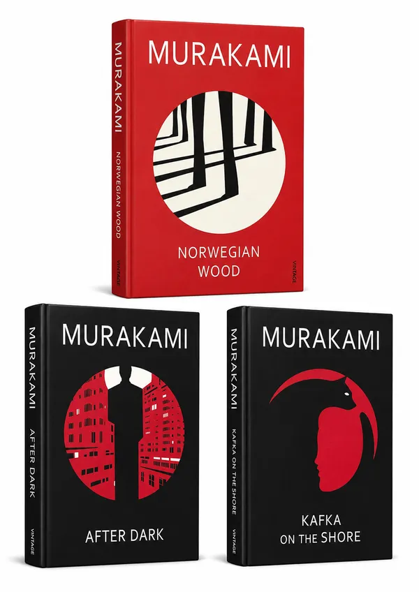 Norwegian_Wood,_Kafka_on_the_Shore_&_After_Dark_Combo_by_Haruki_Murakami