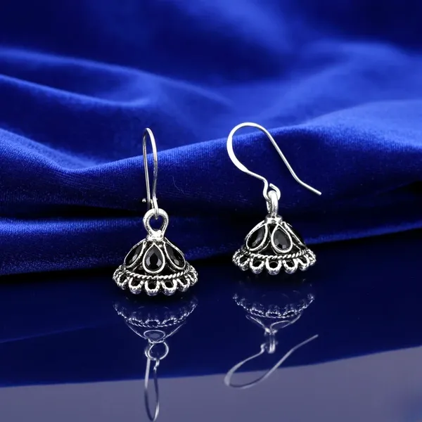 Black_Antique_Black_Stone_Oxidised_Jhumka_Earrings_?_Timeless_Ethnic_Charisma_For_Women