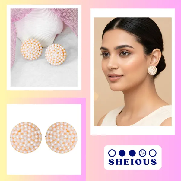 Combo_(Set_of_2)_Black_Crystal_Stud_&_Pearl_Ball_Earrings