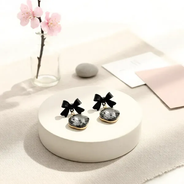 Combo_(Set_of_2)_Bow_Crystal_Drop_&_Pearl_Cluster_Statement_Earrings