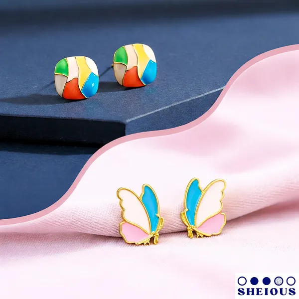 Combo_(Set_of_2)_Color_Pop_Stud_&_Pastel_Butterfly_Earrings