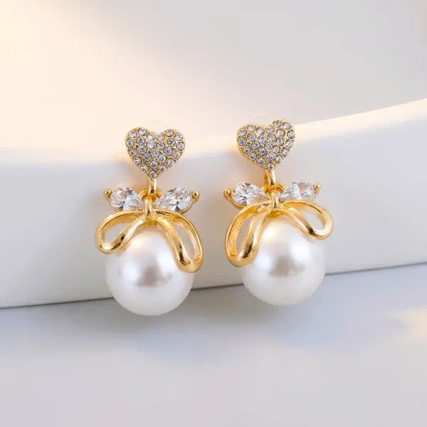 Combo_(Set_of_2)_Colorful_Enamel_Stud_&_Pearl_Heart_Drop_Earrings