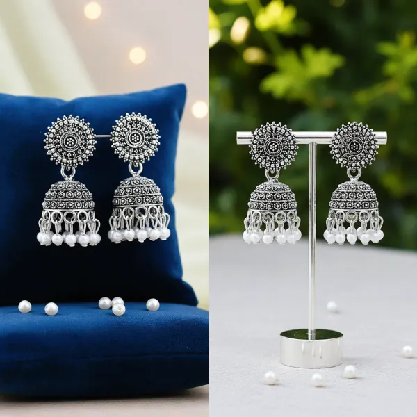 Combo_(Set_of_2)_Elegant_Dual-Tone_Traditional_Jhumkas