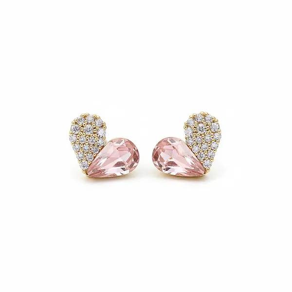 Combo_(Set_of_2)_Elegant_Gold_Hoop_&_Blush_Crystal_Stud_Earrings