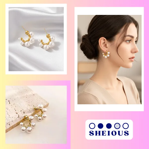 White_Luxe_Pearl_Cluster_Hoops_For_Women