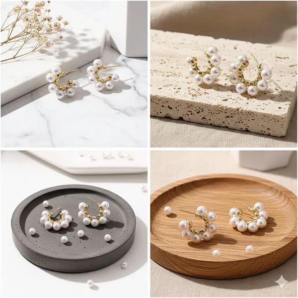 White_Luxe_Pearl_Cluster_Hoops_For_Women