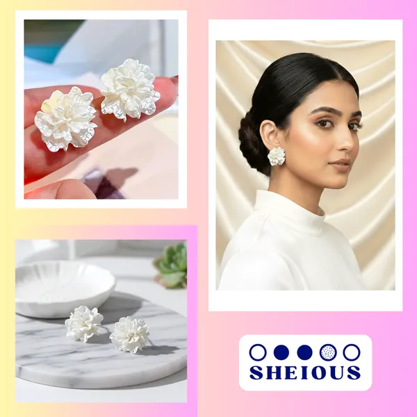 White_Luxe_Ivory_Blossom_Studs_For_Women