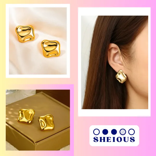 Gold_Luxe_Liquid_Gold_Studs_For_Women