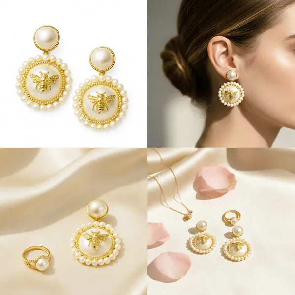 Luxe_Golden_Bee_Pearl_Drops