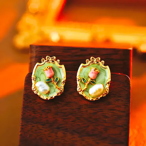 Mint_Green_Royal_Bloom_Earrings_For_Women
