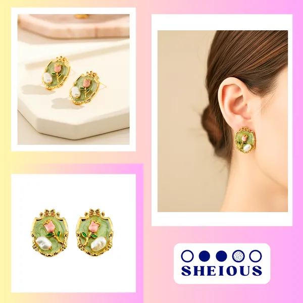 Mint_Green_Royal_Bloom_Earrings_For_Women